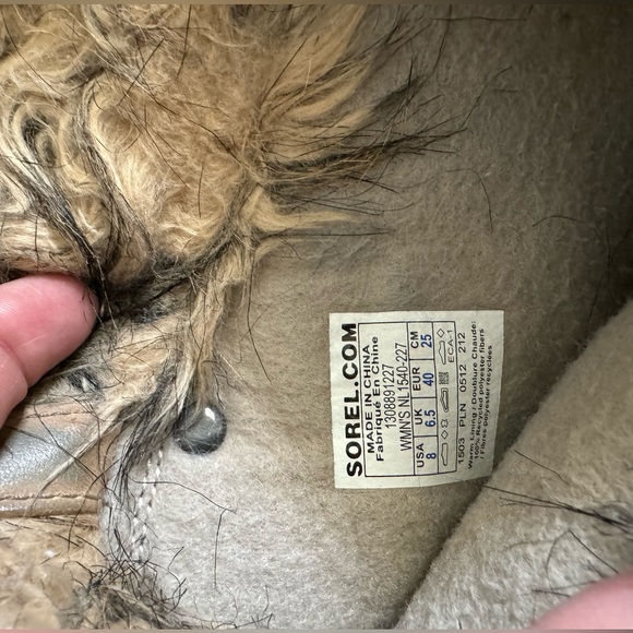 Sorel Womens Winter Boot, size 8 - Picture 4 of 4